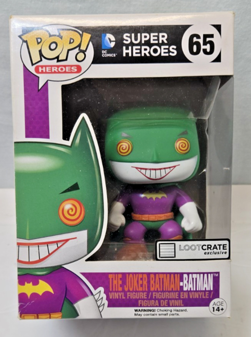 Funko Pop! Super Heroes #65 The Joker Batman Loot Crate Exclusive